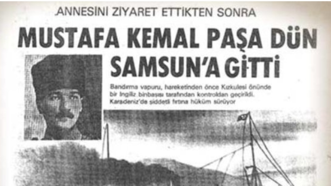 19 Mayıs 1919’un 106. yıl dönümü
